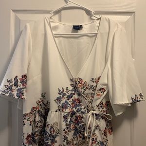 Floral Wrap Dress